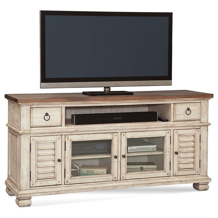Napa Furniture Designs Belmont 66" Farmhouse Entertainment Console